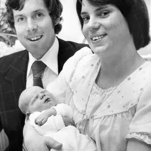 Brendan Foster with Family in Gateshead Print 1977