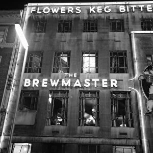 The Brewmaster pub on the corner of Cranbourn Street and Leicester Square, London