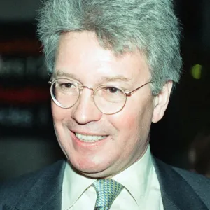 Brian Basham at British Airways AGM, 13th July 1993 Print
