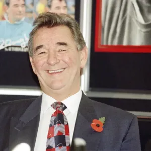 Brian Clough ex Football manager of Nottingham Forest at launch of his new book November Brian Clough ex Football manager of Nottingham Forest at launch of his new book November