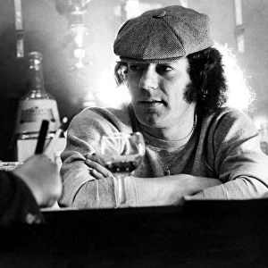 Brian Johnson lead singer of the rock group AC / DC is interviewed 7 January 1983 circa