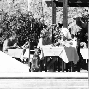 Brian Jones of The Rolling Stones in The Costa del Sol with Suki Poitier before returning Brian Jones of The Rolling Stones in The Costa del Sol with Suki Poitier before returning