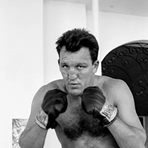 Brian London July 1966 Boxer British Heavyweight aged 32 Pictured during training
