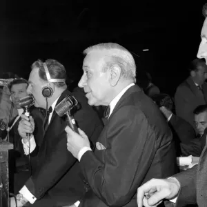 Brian London v. Cassius Clay: Sir Roy Wellensky watching the fight
