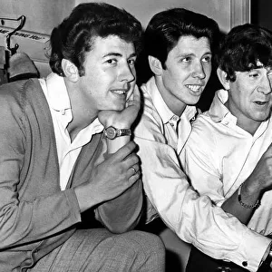Brian Poole, far right, with his band the Tremeloes before appearing at a Newcastle Dance