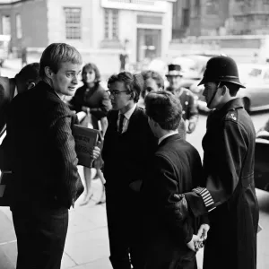For a brief moment outside the Dorchester Hotel six students from Queen Mary For a brief moment outside the Dorchester Hotel six students from Queen Mary