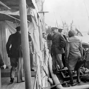 Brigadier General Maxwell meets Alexander Kirk and senior British officers in Egypt