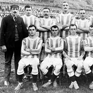 Brighton and Hove Albion Football Team 1904-5. Back Row l-r: Ryder, Millar