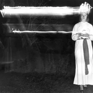 Brigitta Samuelson is the Queen of Light for the traditional festival of St