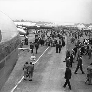 Bristol Brabazon at Farnborough Air-show. 11th September 1957
