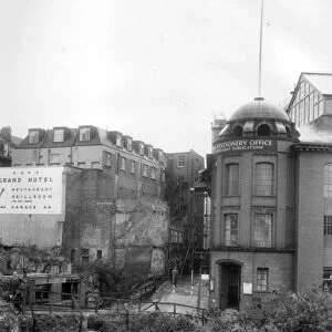 Bristol The Pithay in 1954 with Frys offices to the right