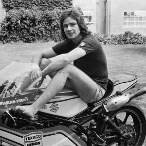 Barry Sheene at Home in Wisbech, 1976 Print Barry Sheene at Home in Wisbech, 1976 Print