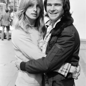 Barry Sheene and Stephanie McLean, 25th March 1977 Print Barry Sheene and Stephanie McLean, 25th March 1977 Print