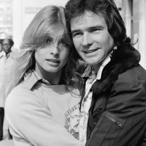 Britiains World Motorcycle racing Champion Barry Sheene pictured with girlfriend Britiains World Motorcycle racing Champion Barry Sheene pictured with girlfriend