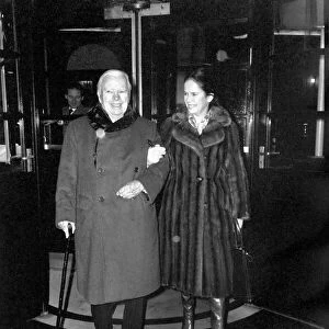 British actor Sir Charlie Chaplin and wife Dona in London