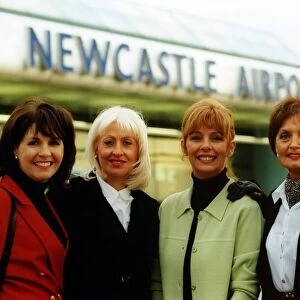 Former British Airways cabin crew, (left to right) air hostesses, Deidre Foster