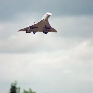 British Airways Concorde G-BOAF seen here on final approach to Newcastle Airport 24th British Airways Concorde G-BOAF seen here on final approach to Newcastle Airport 24th