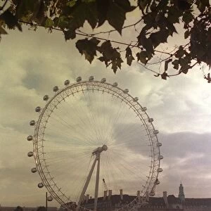 British Airways London Eye Millennium Ferris Wheel Nov 1999 The last capsule is