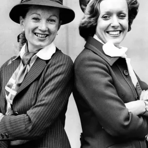 Las azafatas de British Airways, Margaret Delaney (izquierda) y Jane Swanson, formaban parte de un equipo.