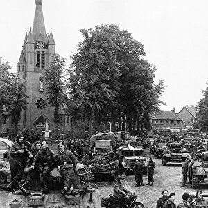 British Armour enter Valkenswenswaard First Village over the Dutch Border to be liberated