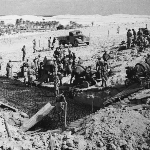 British Army Gun Emplacements Print, 15th December 1940 British Army Gun Emplacements Print, 15th December 1940