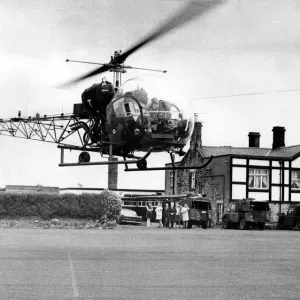 Westland Sioux Helicopter Print - Jingling Gate 1971