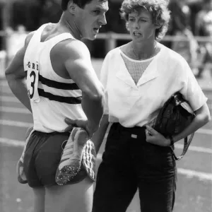 Alan Wells and Wife Post-Race Print