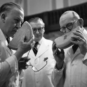 British Baking Exhibition Caxton Hall 23rd March 1961 Left to Right Mr W Millar British Baking Exhibition Caxton Hall 23rd March 1961 Left to Right Mr W Millar