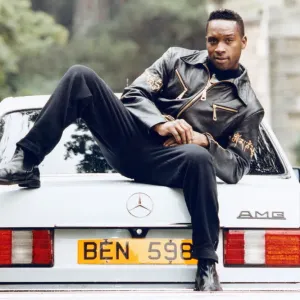 Nigel Benn with Custom Mercedes-Benz Print, 3rd July 1992