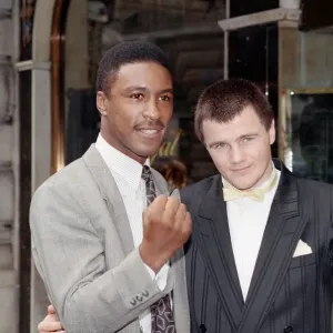 Michael Watson vs Jim McDonnell Print 12th September 1989 Michael Watson vs Jim McDonnell Print 12th September 1989