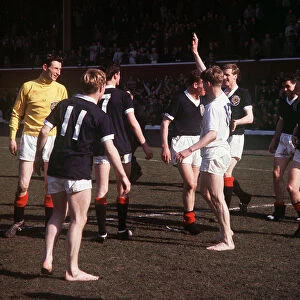 British Championship International football match at Hampden Park, Glasgow