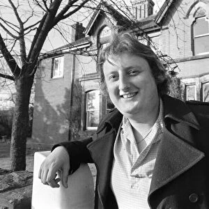 British darts player Eric Bristow pictured outside his newly purchased 19th century
