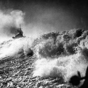 British destroyers in the vital Mediterranean area get plenty of action British destroyers in the vital Mediterranean area get plenty of action