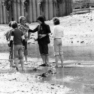 British Drought May 1976 Print: Record Low Thames Tides