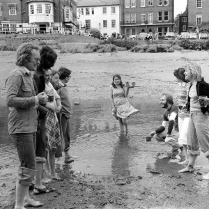 Britischer Trockenheit Mai 1976 Die niedrige Ebbe am Fluss Themse erreicht einen Rekordlow