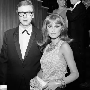 British Film Academy Awards. Michael Caine and Elizabeth Ercy. 24th March 1966 British Film Academy Awards. Michael Caine and Elizabeth Ercy. 24th March 1966