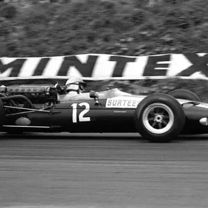 British Grand Prix 1966 Brands Hatch July 1966 John Surtees in his Ferrari British Grand Prix 1966 Brands Hatch July 1966 John Surtees in his Ferrari