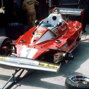 Niki Lauda's Ferrari at Brands Hatch 1976 Print Niki Lauda's Ferrari at Brands Hatch 1976 Print