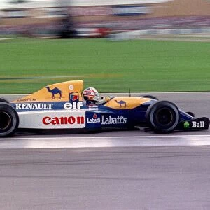 British Grand Prix July 1992 at Silverstone Nigel Mansell during the race