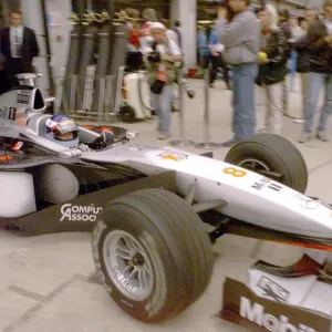 British Grand Prix at Silverstone Qualifying Session. Mika Hakkinen Saturday