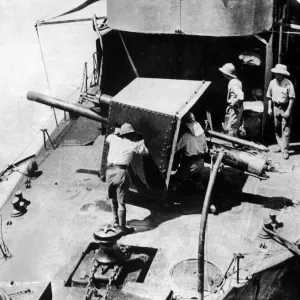 HMS Firefly Print: Tigris River Action 1916 HMS Firefly Print: Tigris River Action 1916