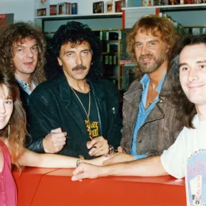 Black Sabbath at Our Price Manchester Print 1990