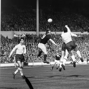 British International Championship match at Wembley. England 1 v Scotland 2 British International Championship match at Wembley. England 1 v Scotland 2
