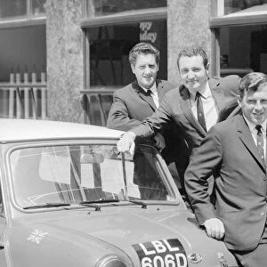 British Leyland unveil the rally team they are entering for the Daily Mirror World Cup