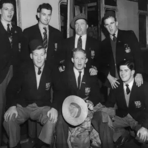 British Lions returning from their Tour to Australia and New Zealand British Lions returning from their Tour to Australia and New Zealand
