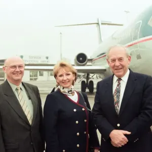 British Midland DC9 Farewell Flight Print 1996 British Midland DC9 Farewell Flight Print 1996