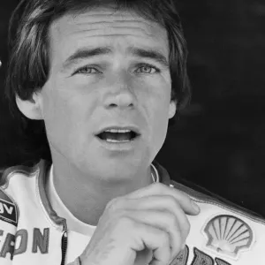 British Motorcycle road racer Barry Sheene attending the South Africa Grand Prix British Motorcycle road racer Barry Sheene attending the South Africa Grand Prix