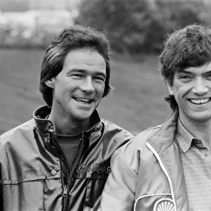 British Motorcycle road racer Barry Sheene opens the Third International Road racing show