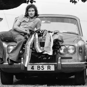 Barry Sheene at Ashwood Hall, 1st August 1975 Print Barry Sheene at Ashwood Hall, 1st August 1975 Print