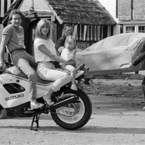 Former British Motorcycle road racer Barry Sheene prepares for a new life in the sun as Former British Motorcycle road racer Barry Sheene prepares for a new life in the sun as